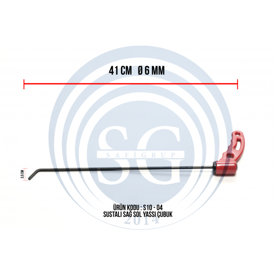 Sustalı Sağ Sol Yassı Çubuk - S10-04	